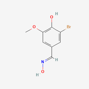 molecular formula C8H8BrNO3 B1384339 3-Bromo-4-hydroxy-5-methoxybenzaldehyde oxime CAS No. 285560-80-7