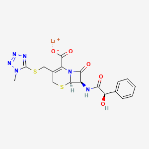 molecular formula C18H17LiN6O5S2 B13843391 Cefamandole lithium 