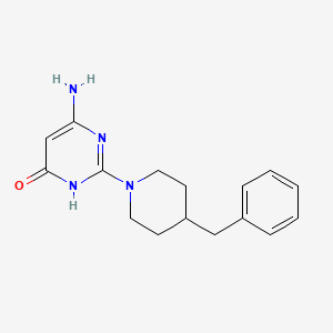molecular formula C16H20N4O B1384340 6-amino-2-(4-benzylpiperidin-1-yl)pyrimidin-4(3H)-one CAS No. 1030700-23-2
