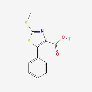 2-Methylsulfanyl-5-phenyl-1,3-thiazole-4-carboxylic acid