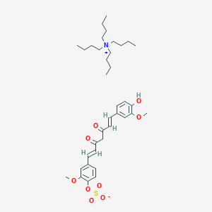 molecular formula C37H55NO9S B13843488 Curcumin Sulfate Tetrabutylammonium Salt 