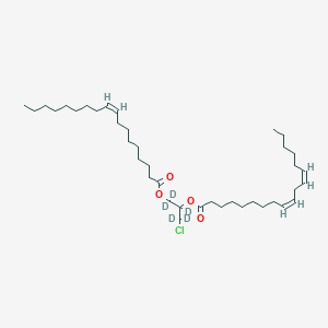 molecular formula C39H69ClO4 B13843501 rac 1-Oleoyl-2-linoleoyl-3-chloropropanediol-d5 