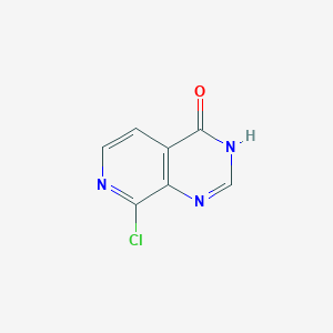 molecular formula C7H4ClN3O B1384357 8-氯吡啶并[3,4-d]嘧啶-4-醇 CAS No. 84341-13-9