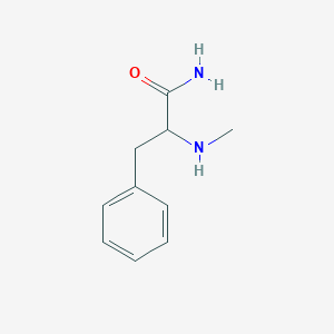 molecular formula C10H14N2O B13843602 (S)-2-(Methylamino)-3-phenylpropanamide 