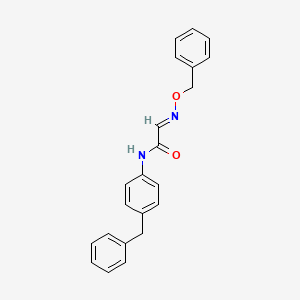 molecular formula C22H20N2O2 B13843640 (Z)-2-((Benzyloxy)imino)-N-(4-benzylphenyl)acetamide 