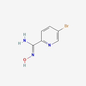 molecular formula C6H6BrN3O B1384368 5-溴-N-羟基吡啶-2-甲酰胺 CAS No. 380380-62-1