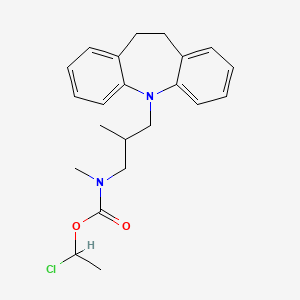 molecular formula C22H27ClN2O2 B13843690 N-Desmethyl Trimipramine Chloroethylformate 