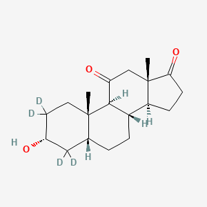 molecular formula C19H28O3 B13843754 11-Oxo Etiocholanolone-d4 