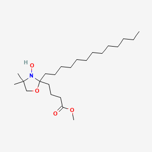 molecular formula C23H45NO4 B13843791 Methyl 3-hydroxy-4,4-dimethyl-2-tridecyl-2-oxazolidinebutanoate CAS No. 890090-58-1