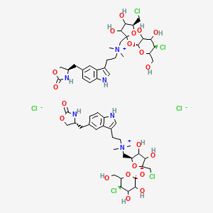 molecular formula C56H80Cl6N6O20 B13843897 Zolmitriptan Namino-sucraloside (Mixture) 