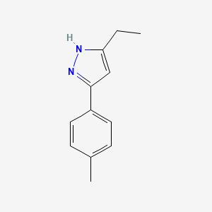 5-ethyl-3-(4-methylphenyl)-1H-pyrazole