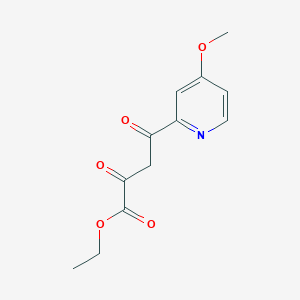 Ethyl 4-(4-methoxy-2-pyridyl)-2,4-dioxobutanoate