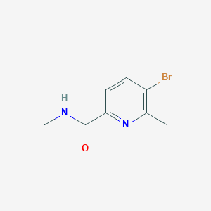 molecular formula C8H9BrN2O B13844009 3-Bromo-2-methyl-6-(methylcarbamoyl)pyridine 