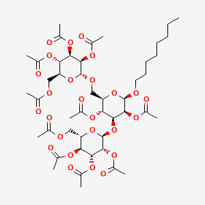 n-Octyl-2,4-O-diacetyl 3,6-Di-O-(2,3,4,6-O-tetraacetyl-Alpha-D-mannopyranosyl)-Beta-D-mannopyranoside