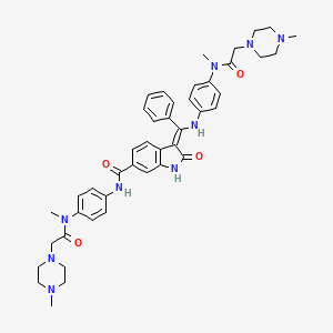 molecular formula C44H51N9O4 B13844014 Nintedanib Impurity F 