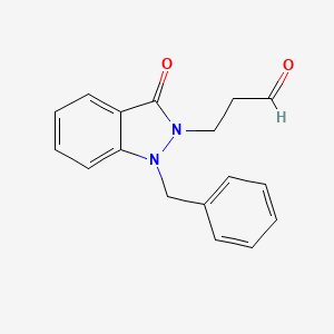 3-(1-Benzyl-3-oxo-1,3-dihydro-2H-indazol-2-yl)propanal