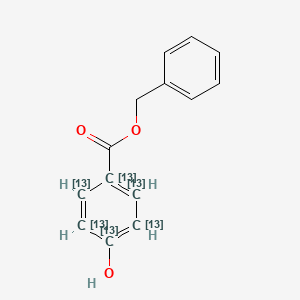 molecular formula C14H12O3 B13844034 Benzyl Paraben-13C6 