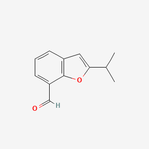 2-Propan-2-yl-1-benzofuran-7-carbaldehyde