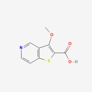 molecular formula C9H7NO3S B13844059 3-Methoxythieno[3,2-c]pyridine-2-carboxylic acid 