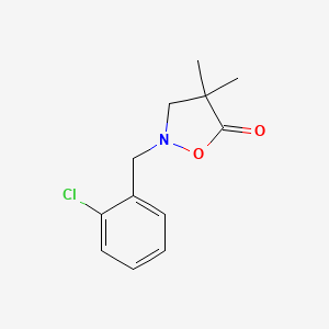 2-(2-Chlorobenzyl)-4,4-dimethylisoxazolidin-5-one