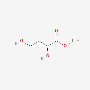 molecular formula C4H7LiO4 B13844098 (R)-2,4-Dihydroxybutanoic Acid Lithium Salt 