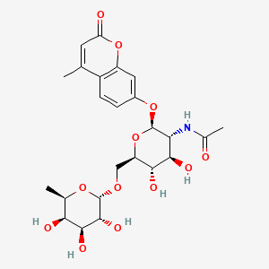 4-Methylumbelliferyl 2-Acetamido-2-deoxy-6-O-(alpha-L-fucopyranosyl)-beta-D-glucopyranoside