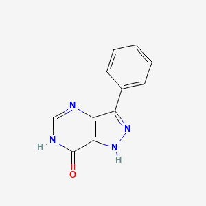 B1384419 3-Phenyl-1H-pyrazolo[4,3-d]pyrimidin-7(6H)-one CAS No. 70015-80-4