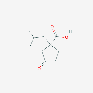 3-Oxo-1-isobutyl-cyclopentanecarboxylic acid