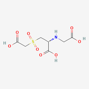 (R)-2-((carboxymethyl)amino)-3-((carboxymethyl)sulfonyl)propanoic Acid