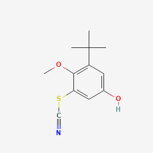 3-(tert-Butyl)-4-methoxy-5-thiocyanatophenol