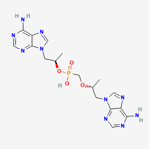 [[(2R)-1-(6-Amino-9H-purin-9-yl)propan-2-yloxy]methyl]phosphonic Acid Mono[(2R)-1-(6-amino-9H-purin-9-yl)propan-2-yl] Ester