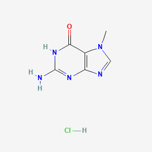 molecular formula C6H8ClN5O B1384440 2-氨基-7-甲基-1H-嘌呤-6(7H)-酮盐酸盐 CAS No. 786693-71-8