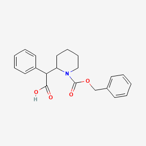 molecular formula C21H23NO4 B13844410 N-Cbz-Ritalinic Acid 