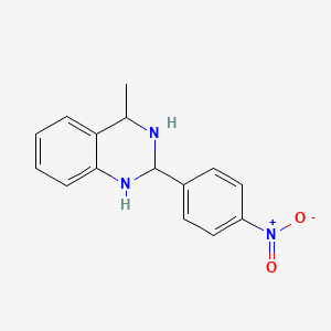 4-Methyl-2-(4-nitrophenyl)-1,2,3,4-tetrahydroquinazoline