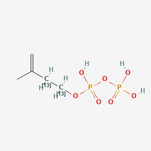 Isopentenyl Pyrophosphate Ammonium Salt-13C2(Contains ~1eq H3PO4)