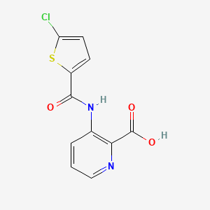 3-{[(5-Chloro-2-thienyl)carbonyl]amino}pyridine-2-carboxylic acid