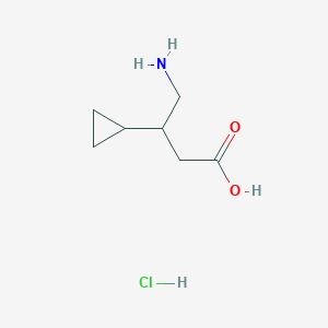 beta-(Aminomethyl)cyclopropanepropanoic Acid Hydrochloride