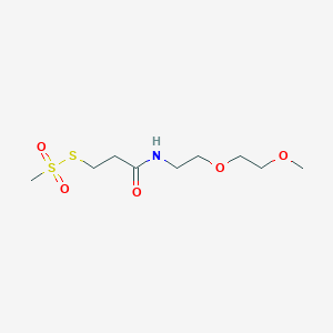 N-[2-(2-methoxyethoxy)ethyl]-3-methylsulfonylsulfanylpropanamide