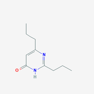 molecular formula C10H16N2O B1384487 2,6-二丙基-3,4-二氢嘧啶-4-酮 CAS No. 91010-71-8