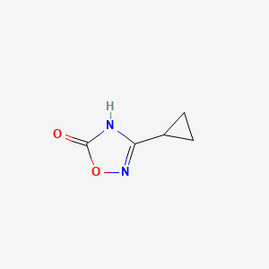 molecular formula C5H6N2O2 B1384491 3-环丙基-1,2,4-噁二唑-5-醇 CAS No. 1249883-28-0