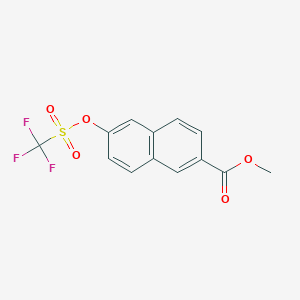 Methyl 6-{[(trifluoromethyl)sulfonyl]oxy}-2-naphthoate