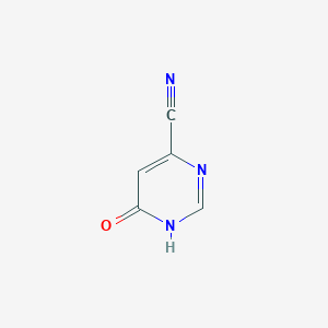 molecular formula C5H3N3O B1384493 4-氰基-6-羟基嘧啶 CAS No. 1192064-61-1