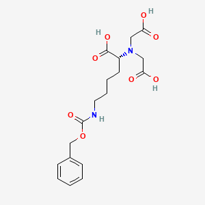 molecular formula C18H24N2O8 B13844931 N2,N2-Bis(carboxymethyl)-N6-[(phenylmethoxy)carbonyl]-L-lysine 