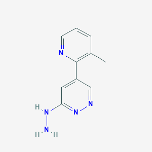 3-Hydrazino-5-(3-methyl-2-pyridyl)pyridazine