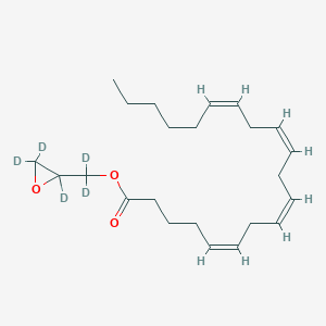 molecular formula C23H36O3 B13844960 Arachidonic acid glycidyl ester-d5 