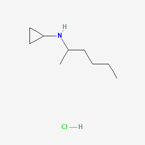 molecular formula C9H20ClN B13844962 n-(Hexan-2-yl)cyclopropanamine Hydrochloride 