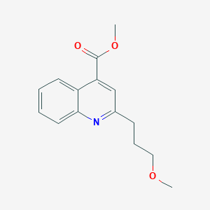 Methyl 2-(3-methoxypropyl)quinoline-4-carboxylate