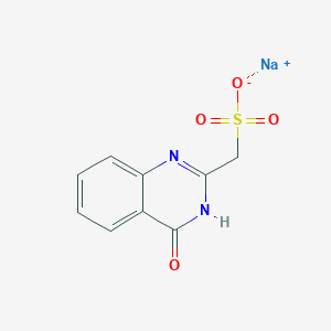 B1384497 Sodium (4-oxo-3,4-dihydroquinazolin-2-yl)methanesulfonate CAS No. 1181458-13-8