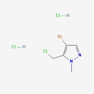 4-Bromo-5-(chloromethyl)-1-methyl-1H-pyrazole Dihydrochloride