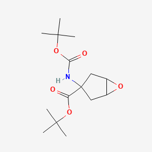 tert-Butyl 3-((tert-butoxycarbonyl)amino)-6-oxabicyclo[3.1.0]hexane-3-carboxylate